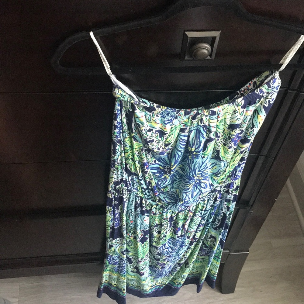 Lilly Pulitzer strapless dress
